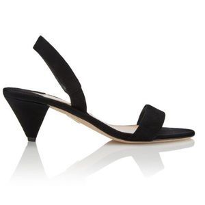 Tamara Mellon Savoye black suede sandals